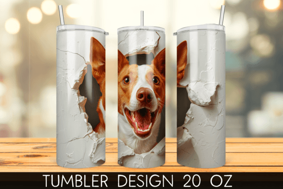 Download Ibizan Hound Hole in a Wall Tumbler Wrap - Hound Collection