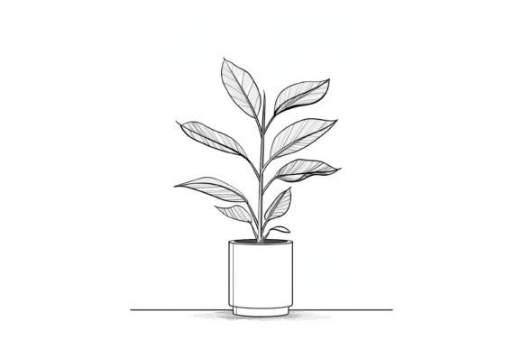 Download Pot Plant Adults Coloring Page - Adults coloring page Collection